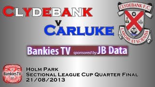 Clydebank v Carluke Rovers [upl. by Jazmin327]