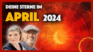 🌠 Deine Sterne im April 2024  Navigiere durch kosmische Herausforderungen 🌠 [upl. by Letch914]