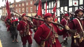 Battle Of Nantwich 2016 reenactment of 1644 battle [upl. by Ariuqahs]