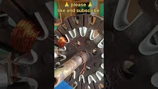 1414 cilling fan winding short video📷 electrician unique [upl. by Erialb973]