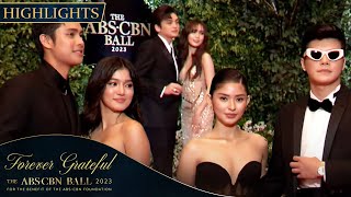 The stellar looks of FranSeth DonBelle and LoiNie on the red carpet  ABSCBN Ball 2023 Highlights [upl. by Emmit]