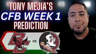 Boston College Eagles vs Florida State Seminoles Prediction and Picks  College Football Bets Week 1 [upl. by Ozkum]