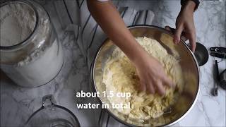 Very easy vegan ravioli dough [upl. by Astiram682]