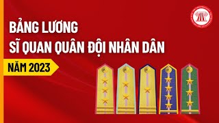 Bảng Lương Sĩ Quan Quân Đội Nhân Dân Năm 2023  THƯ VIỆN PHÁP LUẬT [upl. by Kielty]