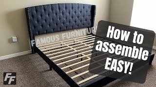 How to assemble a platform bed [upl. by Meean866]