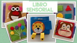 Cómo hacer un LIBRO SENSORIAL  Manualidades Infantiles  Sensory Book  Kids Crafts [upl. by Blum56]