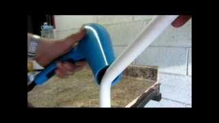 How to Bend PVC Pipe  quick lesson [upl. by Rusert]