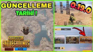 0190 YENİ GÜNCELLEME TARİHİ  PUBG Mobile Lite [upl. by Ipoillak217]