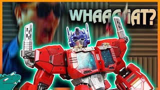 This Transformers OPTIMUS PRIME cant transform  Banana Force Orion Predator Review [upl. by Ettenyar]