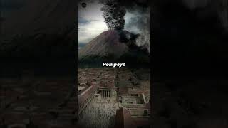 Pompeya la ciudad que fue destruida por un volcan Shorts [upl. by Nylidam]