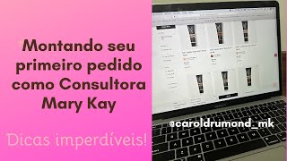 Como realizar seu primeiro pedido na Mary Kay instruções site para consultoras [upl. by Fawnia63]