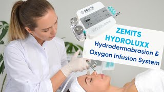 Zemits HydroLuxx  Hydrodermabrasion amp Oxygen Infusion Smart Skin Care System [upl. by Pomeroy]