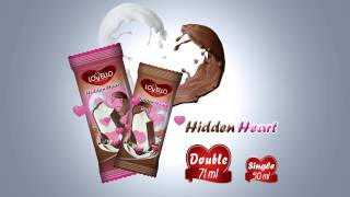 Lovello Ice Cream I Introduced First Time Hidden Heart Double and Single [upl. by Nalehp]