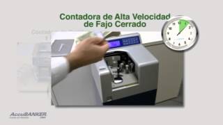 AB8100 Contadora de alta velocidad de fajos cerrados [upl. by Selym]