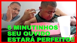 como fazer a lavagem do ouvido em casa para ouvidos tampados rápido fácil e perfeito em minutos [upl. by Nyl]