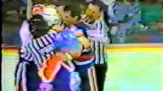 Dave Semenko vs Wade Campbell [upl. by Marentic]