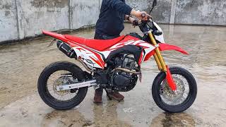 Honda CRF 150L Supermoto review moto series ep 1 [upl. by Divadleahcim]