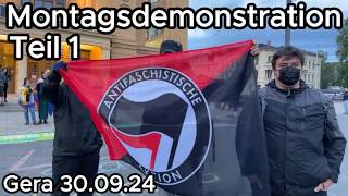 Montagsdemo Gera  Teil 1  300924 [upl. by Nylatsyrk141]