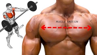 TOP 12 INNER LOWER AND UPPER CHEST WORKOUT WITH BARBELL ONLY AT GYM  Musculation Poitrine [upl. by Aleira]