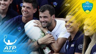 Dimitrov defeats Kyrgios to win first Masters 1000 title  Cincinnati 2017 Final Highlights [upl. by Ayad330]