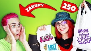 KTO LEPIEJ WYDAŁ 250 ZŁ na ZABAWKI i GADŻETY 💰 Haul Zakupowy LoL Surprise LPS Lost Kitties [upl. by Aiciruam]