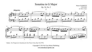 Clementi  Sonatina Op 36 No 2 13 [upl. by Ynattirb]