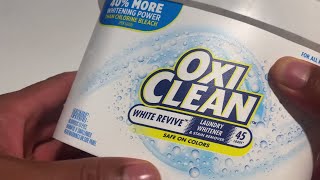 OxiClean White Revive for White Clothes [upl. by Nollek749]