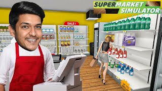 STARTING MY NEW SHOP ▶ SUPERMARKET SIMULATOR 1 [upl. by Adlesirk]