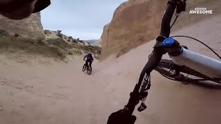 INSANE Downhill Mountain Bike POV Speed Runs  People Are Awesome [upl. by Palladin]