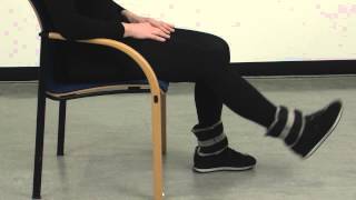 Fysiotherapie oefening knie strekken [upl. by Sass]