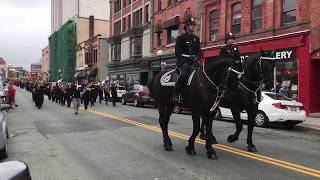 Memorial Day 2017 Royal Newfoundland Regiment march past [upl. by Adnak904]