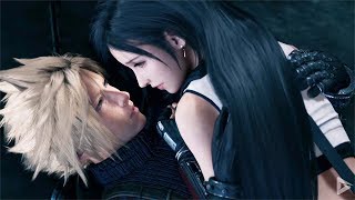 Jessie Kisses Cloud  Special Scene  Final Fantasy 7 REMAKE in 4K  SPOILER WARNING [upl. by Ellecram]