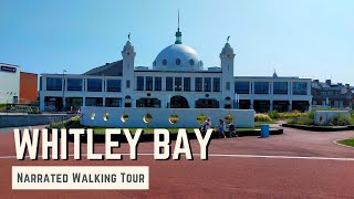 WHITLEY BAY  4K Narrated Walking Tour  Lets Walk 2021 [upl. by Ogg255]