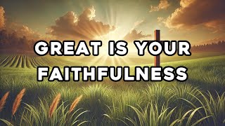 Great Is Your Faithfulness  Prayer Song  Healing Music  Trust God [upl. by Gnouhk794]