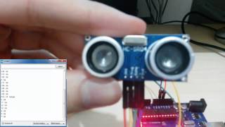 Arduino ile HCSR04 Sensör Kullanımı [upl. by Oralle144]