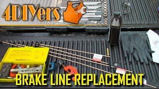 DIY How to Replace Brake Lines [upl. by Hamlet740]