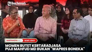 Momen Butet Kertaradjasa Puji Mahfud MD Bukan Wapres Bonekaquot [upl. by Tima]