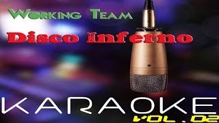 Disco Inferno karaoke backing vocals  In the style of Trammps [upl. by Arihsa528]