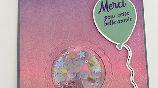 Tuto carte de fin d année diy scrapbooking tuto DT Custodecocustodecotutos8698 [upl. by Vidda]