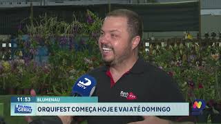 Orquifest começa hoje e vai até domingo em Blumenau [upl. by Nunci]