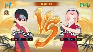 Sarada vs Sakura Part 1  Naruto X Boruto Ultimate Ninja Storm Connections [upl. by Berl]