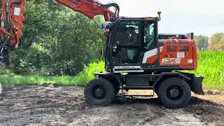 Nieuwe allround Hitachi ZX150W7 2P voor Audebo [upl. by Welbie]