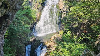 Crystal Cascade and Glen Ellis Falls Pinkham Notch [upl. by Aicel278]