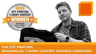 Second DTF Printing TShirt Contest Awards Ceremony at Printing United Expo [upl. by Nais]