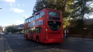 T150 LJ60AVX on the Bus Route 198 in Thornton Heath Pond Bus Garage to ShrublandsBramble Close [upl. by Marge]