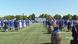 2024 Lompoc High School graduates receive diplomas [upl. by Erapsag877]