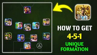 How To Get 451 Formation In eFootball 2024 Mobile  451 Still Available🤔 [upl. by Rodl]