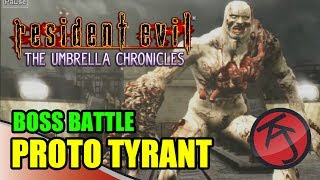 Resident Evil The Umbrella Chronicles  BOSS BATTLE WESKER VS PROTO TYRANT [upl. by Eseerehs857]