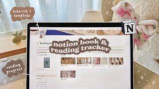 2023 NOTION TUTORIAL 💡📔 notion book and reading tracker [upl. by Seiber]