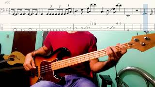 Belchior Alucinação Bass Cover w Tabs [upl. by Eniwtna926]